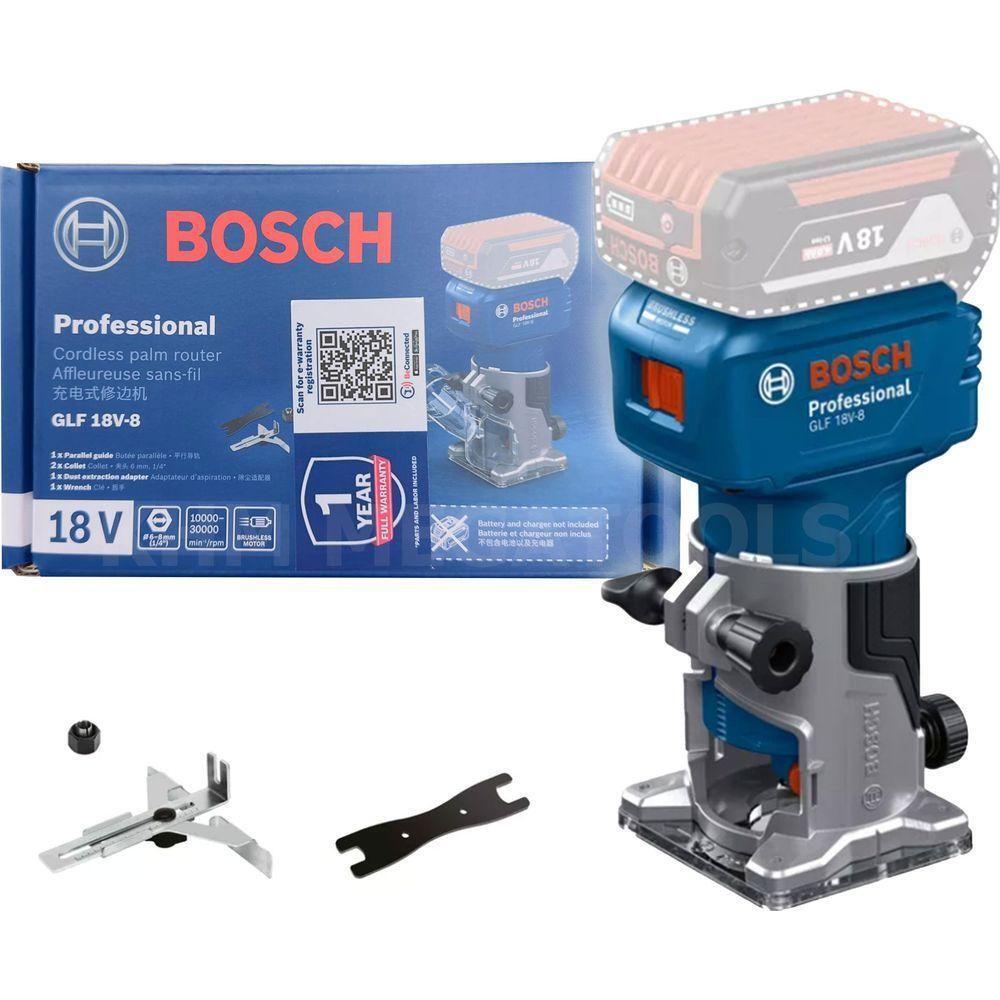 Bosch GLF 18V-8 Cordless Palm Router (Bare) | Bosch by KHM Megatools Corp. Bosch GLF 18V-8 Cordless Palm Router (Bare) | Bosch by KHM Megatools Corp.