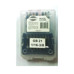 GTD Gold & Black Drill Bit Set (1/16-3/8) (Plastic Case) | UT by KHM Megatools Corp.