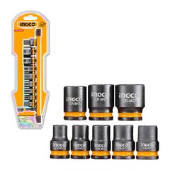 Ingco HKISSD38104 Impact Socket Set 3/8"DR. 10Pcs | Ingco by KHM Megatools Corp.