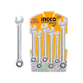 Ingco HKSPAR1062 Rachet Spanner 6Pcs Set - KHM Megatools Corp.