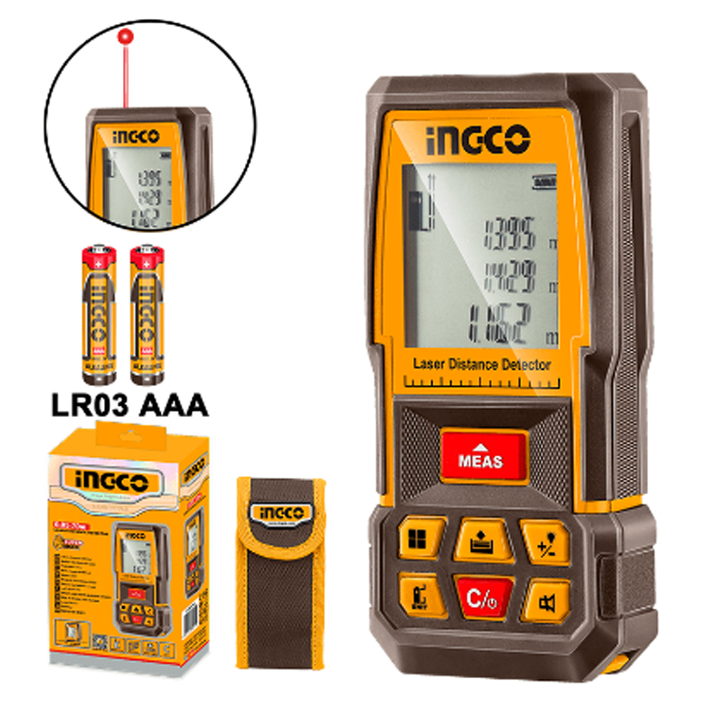 Ingco HLDD1008 Laser Distance Meter / Range Finder 100M | Ingco by KHM Megatools Corp. Ingco HLDD1008 Laser Distance Meter / Range Finder 100M | Ingco by KHM Megatools Corp.
