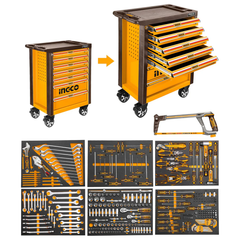 Ingco HTCS273281 Roller Tool Cabinet / Tool Chest with 328Pcs Hand Tools Set | Ingco by KHM Megatools Corp.