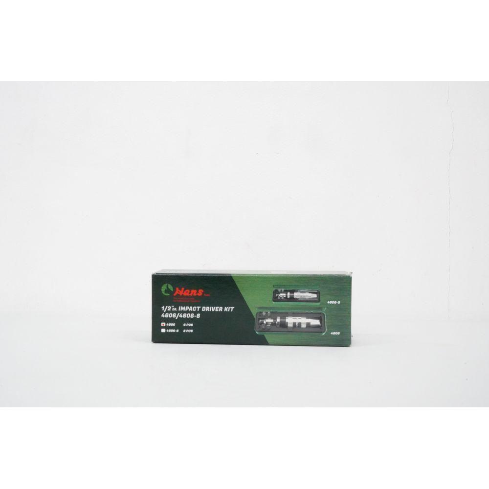 Hans 4606 Impact Driver Set 1/2" Drive with 4 pcs Bit | Hans by KHM Megatools Corp. Hans 4606 Impact Driver Set 1/2" Drive with 4 pcs Bit | Hans by KHM Megatools Corp.