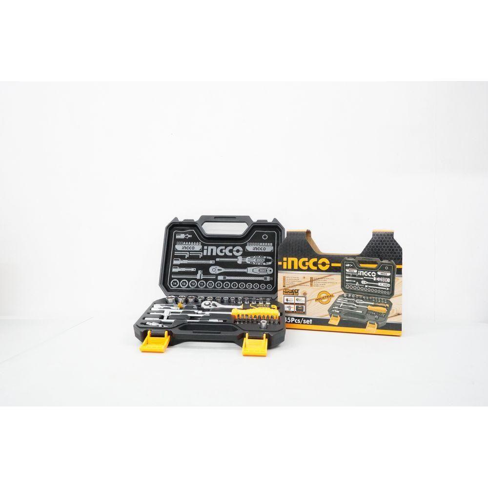 Ingco HKTS14451 45pcs Socket Wrench Set 1/4" Drive | Ingco by KHM Megatools Corp. Ingco HKTS14451 45pcs Socket Wrench Set 1/4" Drive | Ingco by KHM Megatools Corp.