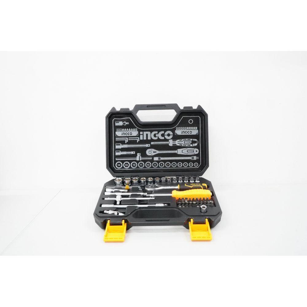 Ingco HKTS14451 45pcs Socket Wrench Set 1/4" Drive | Ingco by KHM Megatools Corp. Ingco HKTS14451 45pcs Socket Wrench Set 1/4" Drive | Ingco by KHM Megatools Corp.