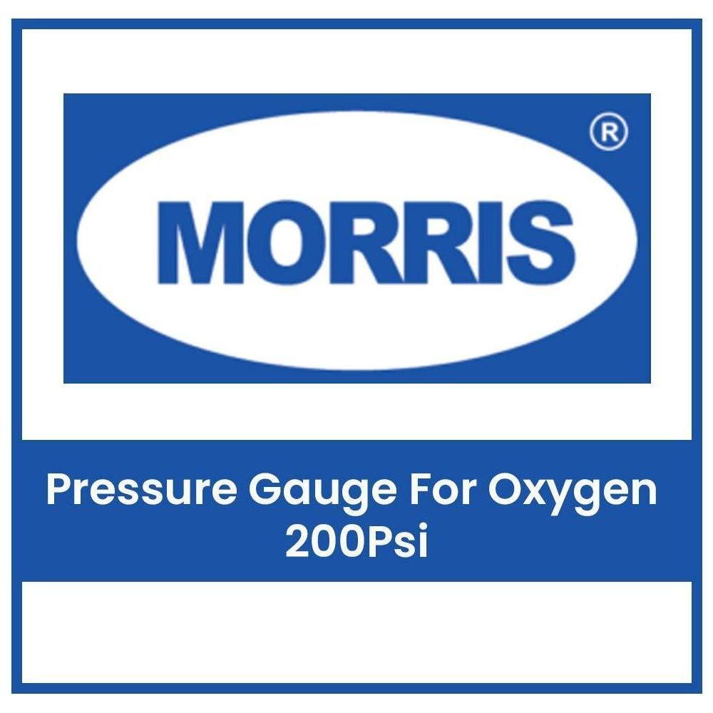 Morris Pressure Gauge For Oxygen 200Psi | Morris by KHM Megatools Corp. Morris Pressure Gauge For Oxygen 200Psi | Morris by KHM Megatools Corp.
