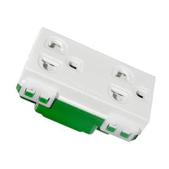 Omni WWG-402 Duplex Universal Outlet w/ Ground 16A | Omni by KHM Megatools Corp.