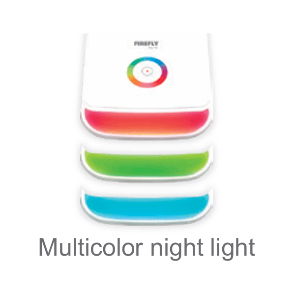 Firefly 60 LED Tricolor Desk Lamp with Multi-Color Night Light | Firefly by KHM Megatools Corp.