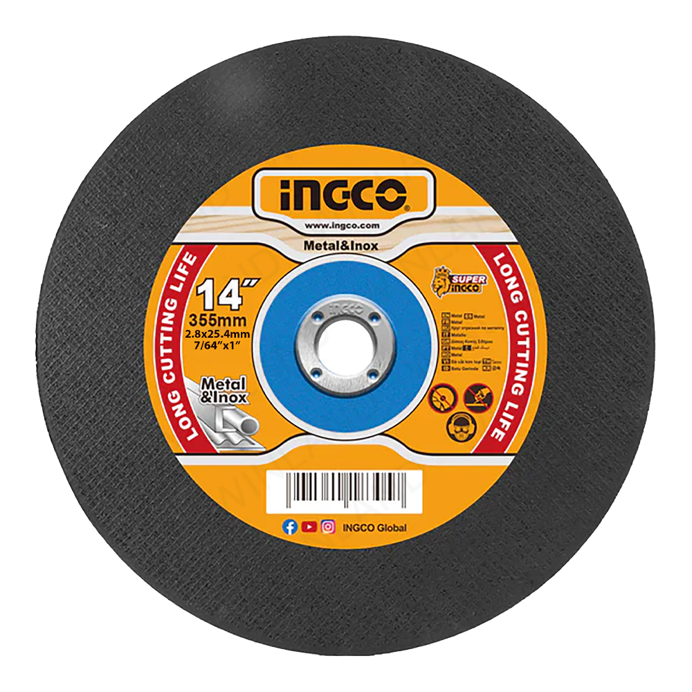 Ingco MCD283551 Cut Off Wheel / Cutting Disc 14" | Ingco by KHM Megatools Corp. Ingco MCD283551 Cut Off Wheel / Cutting Disc 14" | Ingco by KHM Megatools Corp.