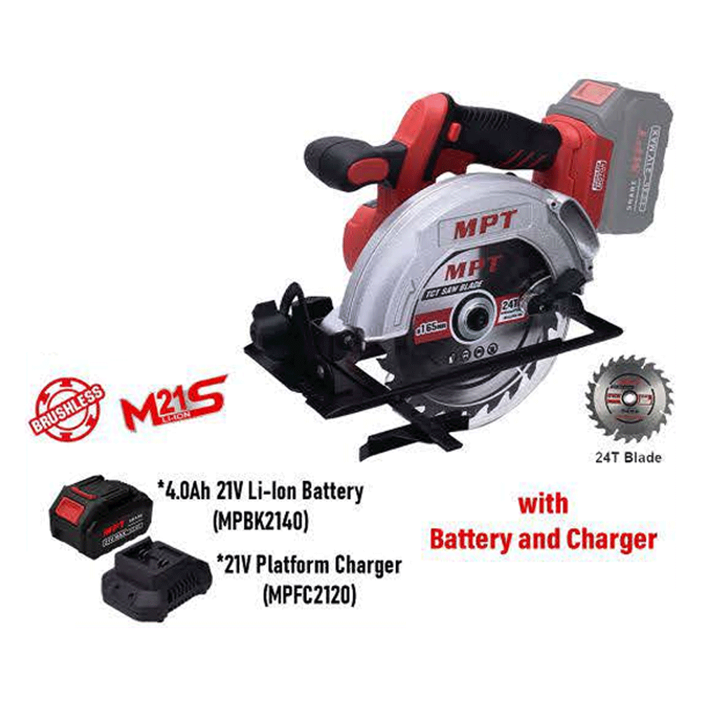 MPT MPCCS21165 Brushless Cordless Circular Saw | MPT by KHM Megatools Corp.