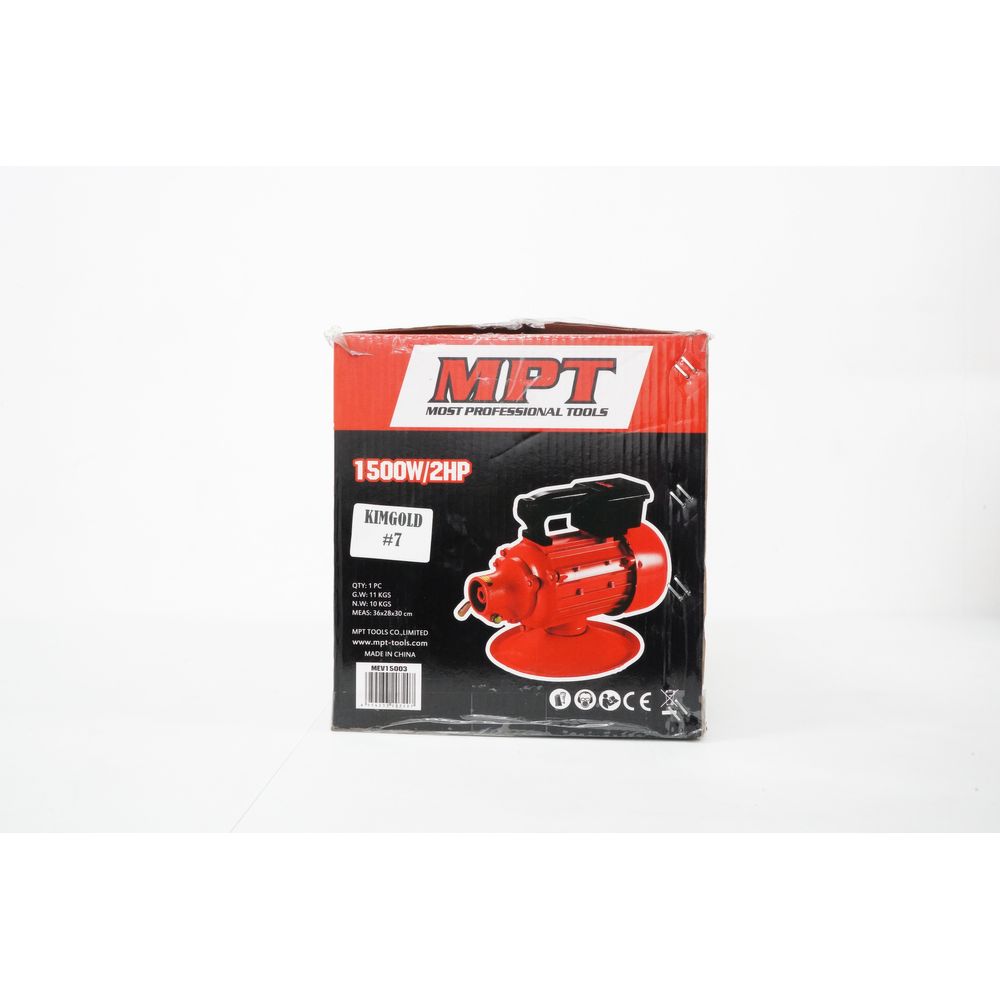 MPT MEV15003 Electric Concrete Vibrator (Motor Type) 1500W | MPT by KHM Megatools Corp.