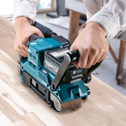 Makita BS001GZ Cordless Belt Sander with Anti-Restart Function 40V 76(3")x533(21")MM (Variable) | Makita by KHM Megatools Corp. Makita BS001GZ Cordless Belt Sander with Anti-Restart Function 40V 76(3")x533(21")MM (Variable) | Makita by KHM Megatools Corp.