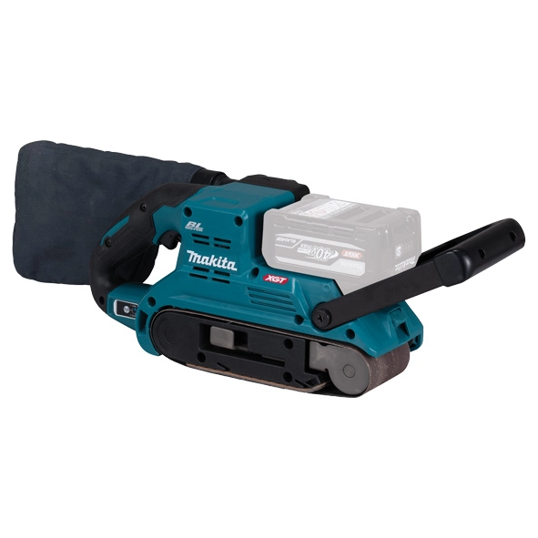 Makita BS001GZ Cordless Belt Sander with Anti-Restart Function 40V 76(3")x533(21")MM (Variable) | Makita by KHM Megatools Corp. Makita BS001GZ Cordless Belt Sander with Anti-Restart Function 40V 76(3")x533(21")MM (Variable) | Makita by KHM Megatools Corp.