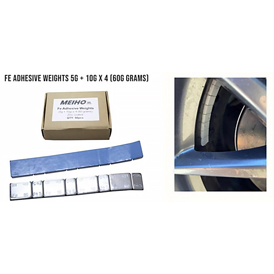 Meiho Fe (Iron) Wheel Weights | Meiho by KHM Megatools Corp.