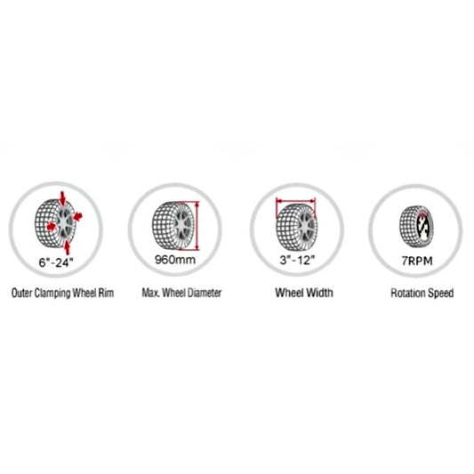 Meiho Car Tire Changer 12" - 24" (Full Automatic) | Meiho by KHM Megatools Corp.