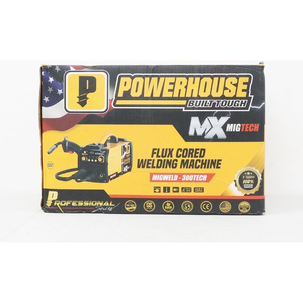 Powerhouse MIGWELD-300TECH MIG DC Inverter Welding Machine 300A (Fluxcored) | Powerhouse by KHM Megatools Corp.