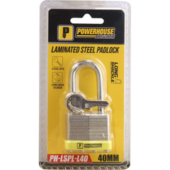 Powerhouse PH-LSPL Laminated Steel Padlock (Long Shackle) | Powerhouse by KHM Megatools Corp.
