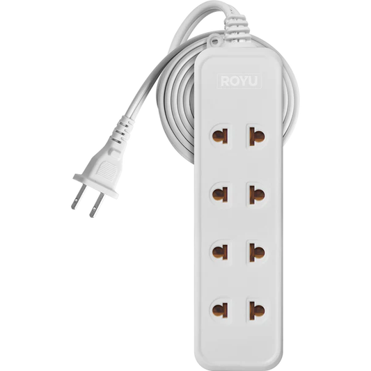 Royu REDEC115 ( 4+1 Gang ) Universal Outlet + 1 Pin Outlet Extension Cord | Royu by KHM Megatools Corp.