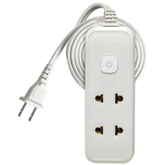 Royu REDEC133-9 ( 2+1 Gang ) Push Button Switch with Light Indicator Extension Cord | Royu by KHM Megatools Corp.