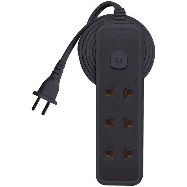 Royu REDEC134-6 ( 3+1 Gang ) Push Button Switch with Light Indicator (6 Meters ) | Royu by KHM Megatools Corp.