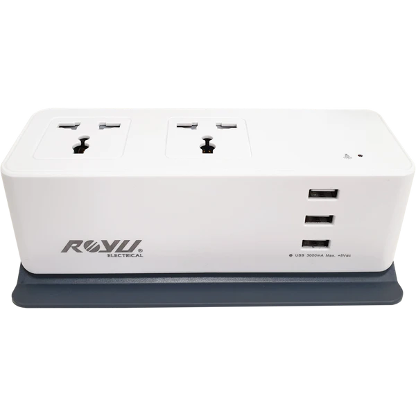 Royu REDEC432/W Desk Extension Cord with 2Universal & 2 International Outlet | Royu by KHM Megatools Corp. Royu REDEC432/W Desk Extension Cord with 2Universal & 2 International Outlet | Royu by KHM Megatools Corp.