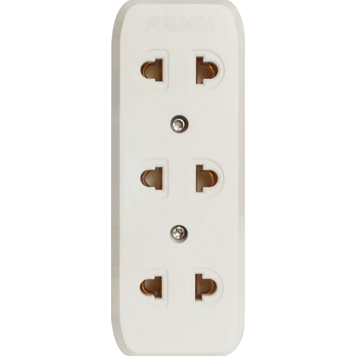 Royu REDOU103 ( 3-Gang ) Universal Outlet | Royu by KHM Megatools Corp.