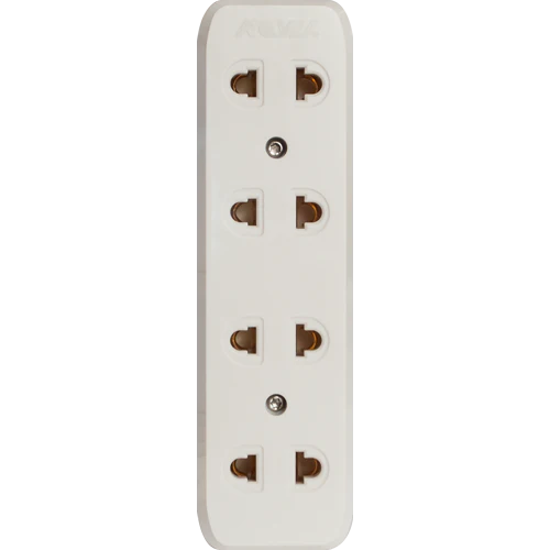 Royu REDOU104 ( 4-Gang ) Universal Outlet | Royu by KHM Megatools Corp.