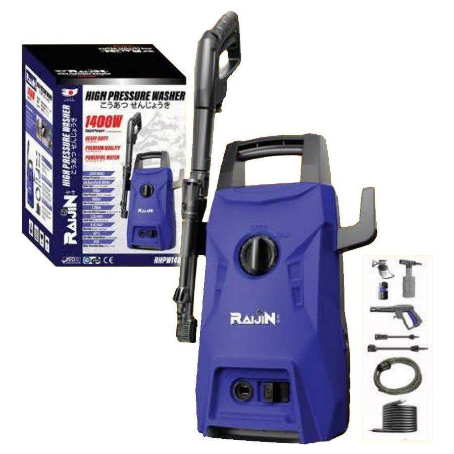 Raijin RHPW1400 High Pressure Washer 100bar 1400W - KHM Megatools Corp. Raijin RHPW1400 High Pressure Washer 100bar 1400W - KHM Megatools Corp.