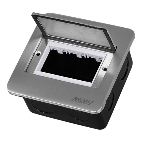 Royu RWF50 Square Floor Receptacle Window Opening, Fixture Only (Wide) | Royu by KHM Megatools Corp.