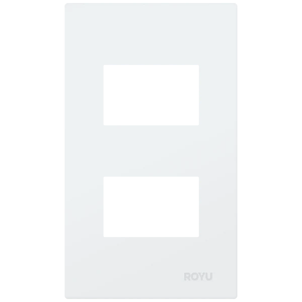 Royu RWP2 2-Gang Plate (Wide) | Royu by KHM Megatools Corp.