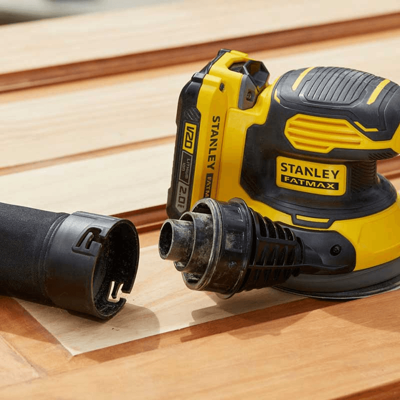 Stanley SCS220M2S 20V Cordless Random Orbit Sander (Kit) - KHM Megatools Corp. Stanley SCS220M2S 20V Cordless Random Orbit Sander (Kit) - KHM Megatools Corp.