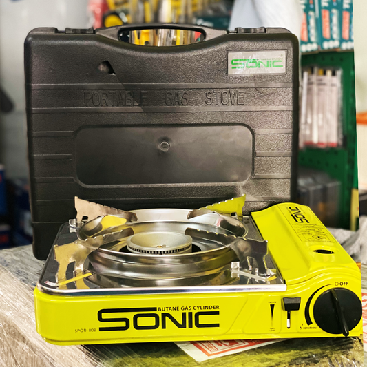 Sonic SPGR-808 2in1 Stainless Portable Gas Range (Butane/LPG) (Damaged Box) | Discounts by KHM Megatools Corp.