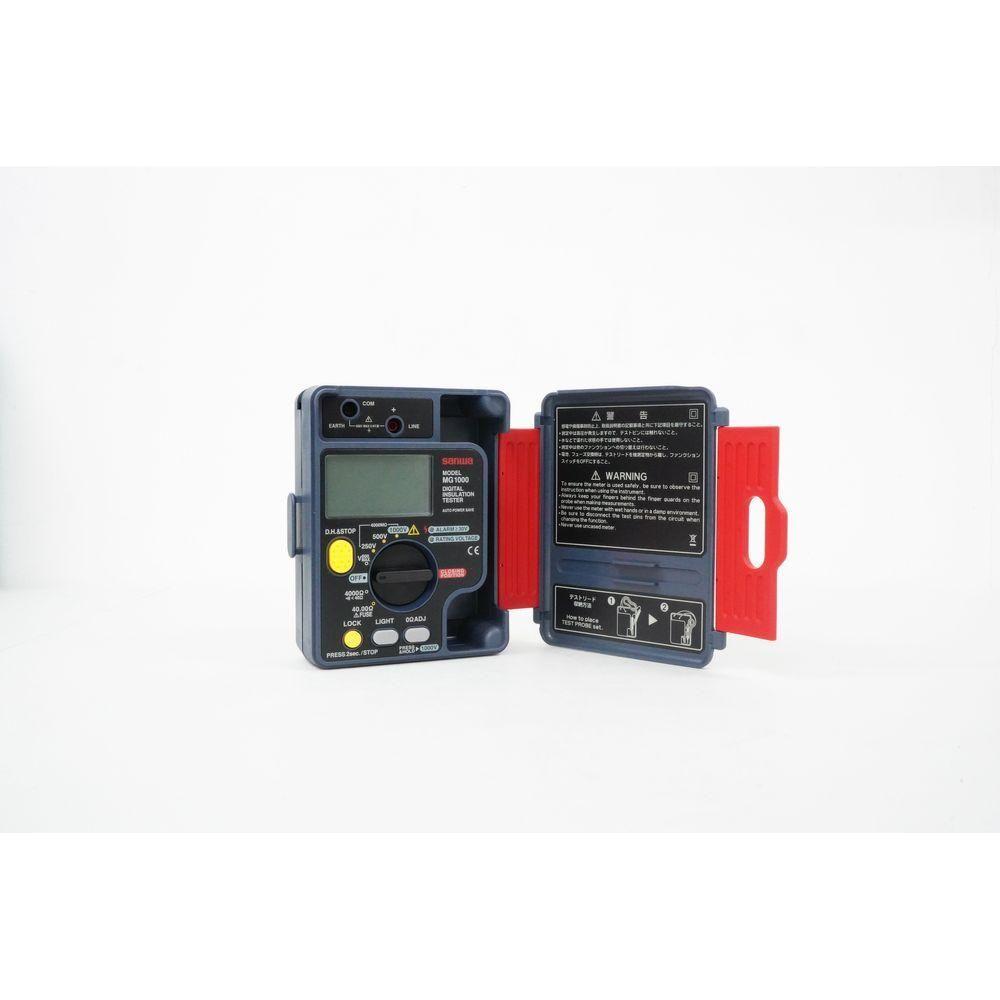 Sanwa MG1000 Digital Insulation Tester 1000V AC (Megger Tester / Resistance Tester) | Sanwa by KHM Megatools Corp. Sanwa MG1000 Digital Insulation Tester 1000V AC (Megger Tester / Resistance Tester) | Sanwa by KHM Megatools Corp.