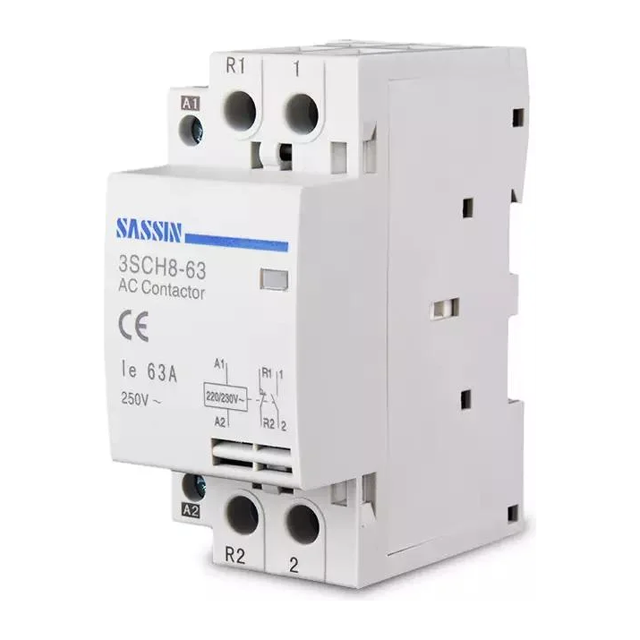 Sassin Lighting Contactor 2P 63A (3SCH8 Series) | Sassin by KHM Megatools Corp. Sassin Lighting Contactor 2P 63A (3SCH8 Series) | Sassin by KHM Megatools Corp.