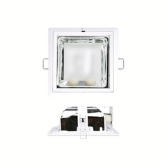 Firefly Square Horizontal Downlight Recessed Type  with Partial Frosted Glass & Groove | Firefly by KHM Megatools Corp.