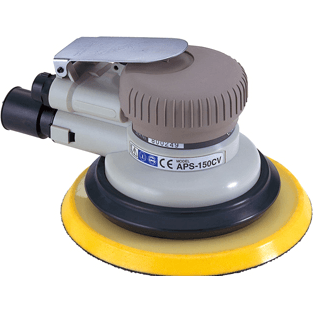 Nitto Kohki APS-150 CE Pneumatic Air Palm Orbital Sander / Compact Sander 6" - KHM Megatools Corp. Nitto Kohki APS-150 CE Pneumatic Air Palm Orbital Sander / Compact Sander 6" - KHM Megatools Corp.