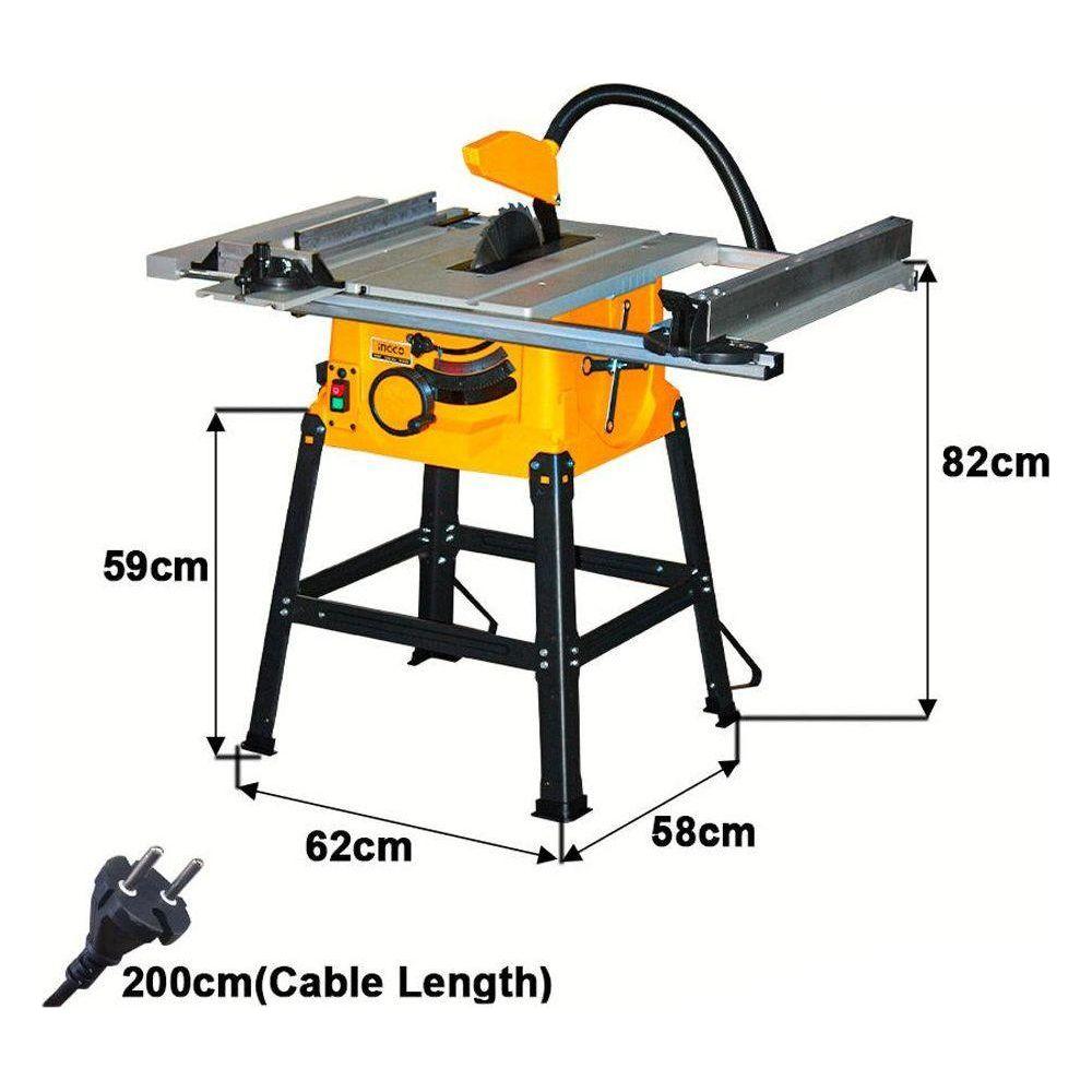 Ingco TS18502 Extendable Table Saw 1850W - KHM Megatools Corp. Ingco TS18502 Extendable Table Saw 1850W - KHM Megatools Corp.