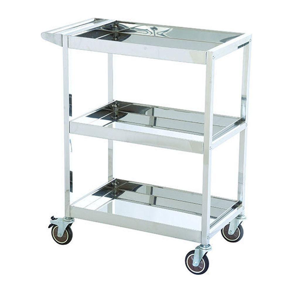 Jumbo TS3-6004 3-Layer Tray Stainless Trolley | Jumbo by KHM Megatools Corp.