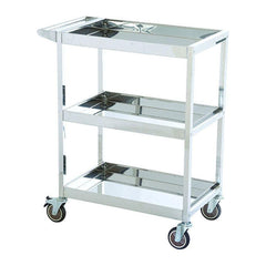 Jumbo TS3-6004 3-Layer Tray Stainless Trolley | Jumbo by KHM Megatools Corp.