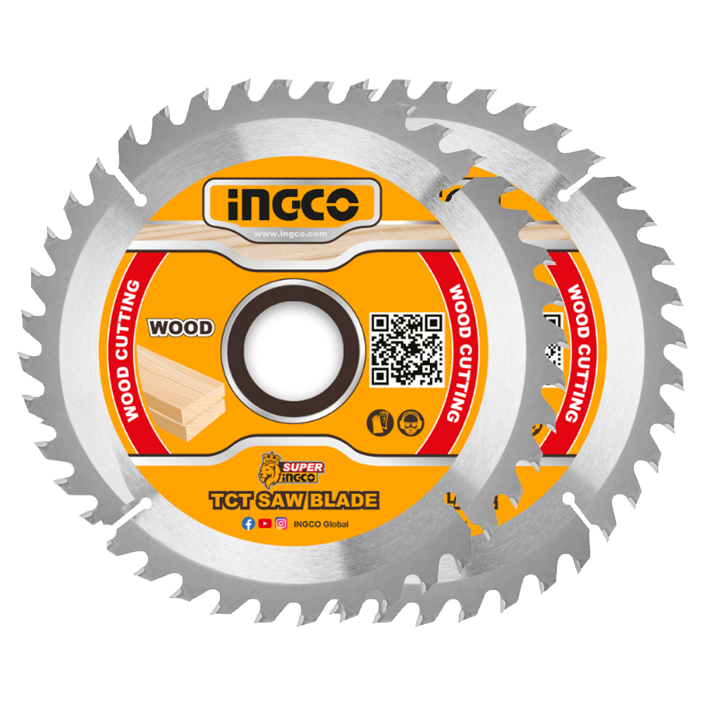 Ingco TSB1853 TCT Circular Saw Blade Set 7-1/4" 24T 2PCS (Ultra-Thin) | Ingco by KHM Megatools Corp. Ingco TSB1853 TCT Circular Saw Blade Set 7-1/4" 24T 2PCS (Ultra-Thin) | Ingco by KHM Megatools Corp.