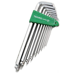 Tekiro HK-BP1204 Ball Point Hex Key Set (Long) 9Pcs | Tekiro by KHM Megatools Corp.