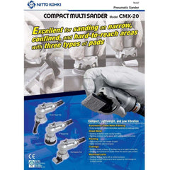 Nitto Kohki CMX-20 Pneumatic Air Compact Multi Sander - KHM Megatools Corp.