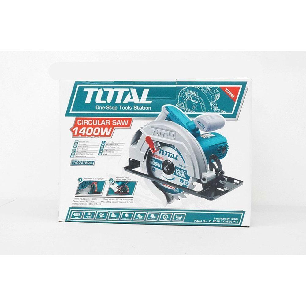 Total TS1141856 Circular Saw 7-1/4" 1400W | Total by KHM Megatools Corp. Total TS1141856 Circular Saw 7-1/4" 1400W | Total by KHM Megatools Corp.