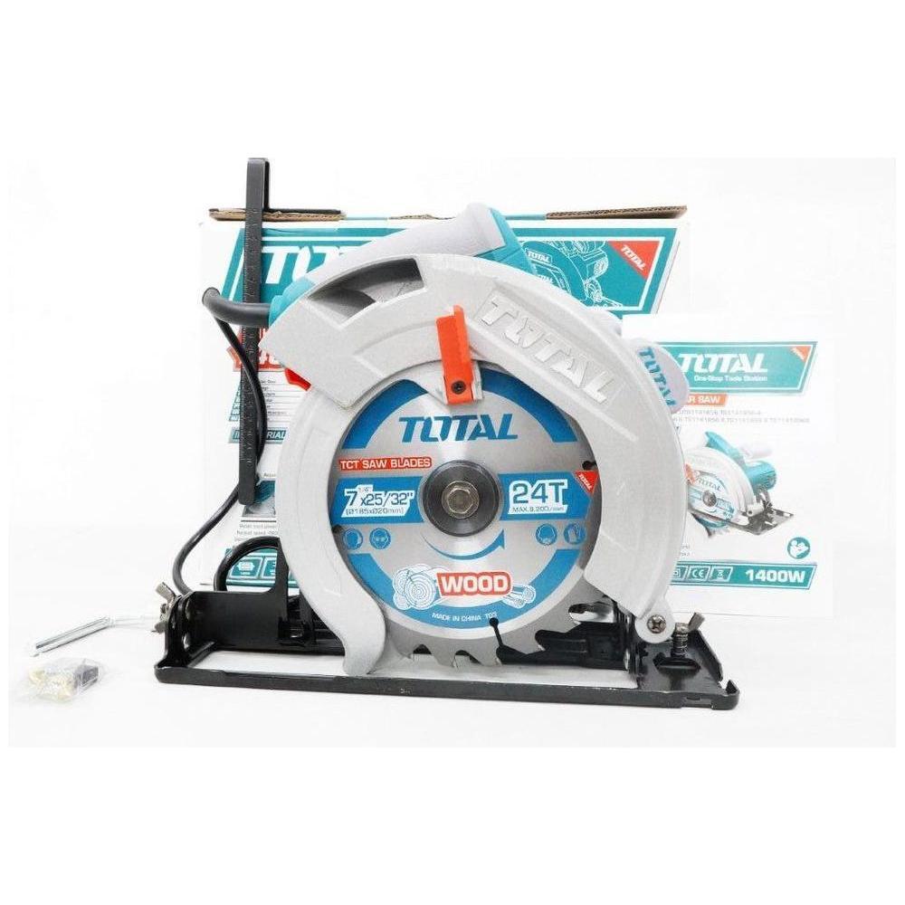 Total TS1141856 Circular Saw 7-1/4" 1400W | Total by KHM Megatools Corp. Total TS1141856 Circular Saw 7-1/4" 1400W | Total by KHM Megatools Corp.