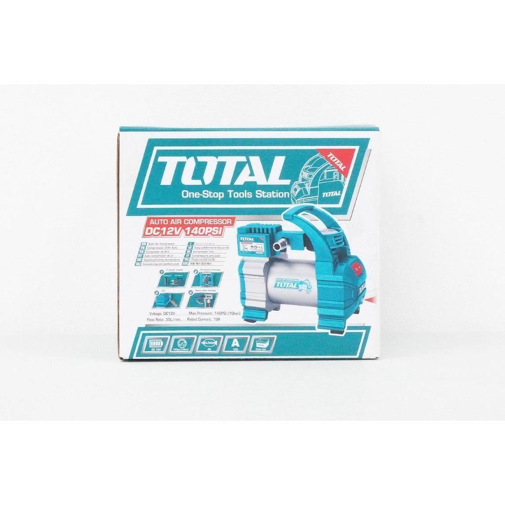 Total TTAC1406 12V Cordless Inflator with Light | Total by KHM Megatools Corp. Total TTAC1406 12V Cordless Inflator with Light | Total by KHM Megatools Corp.