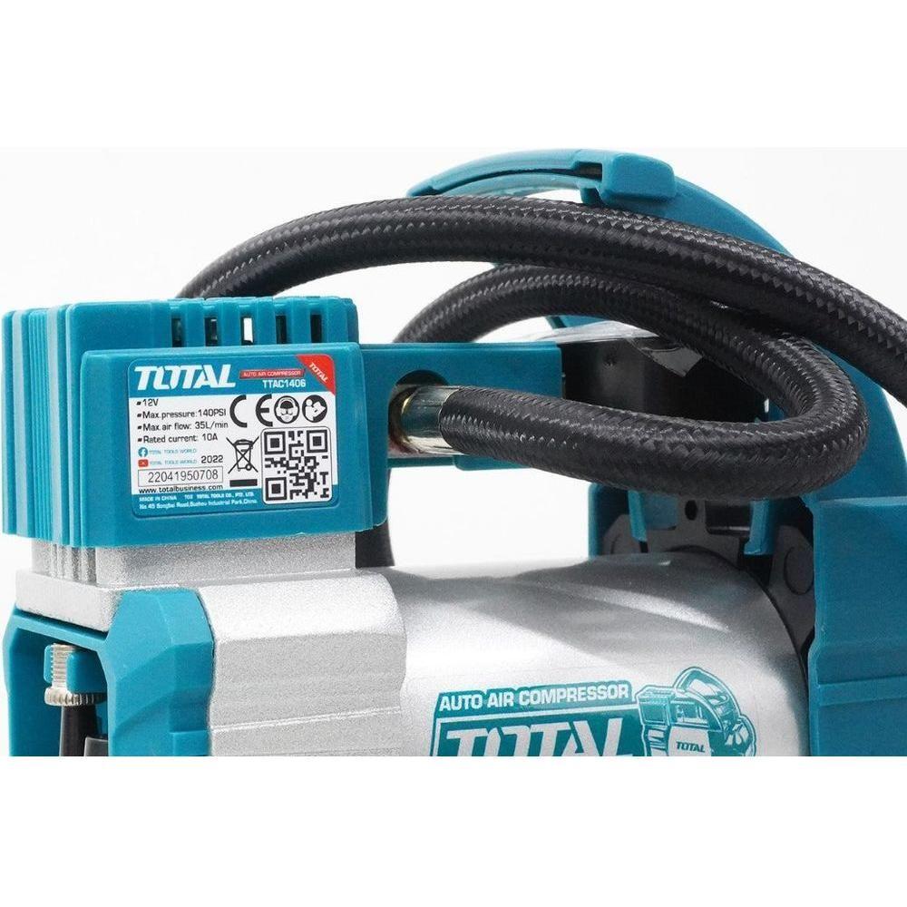 Total TTAC1406 12V Cordless Inflator with Light | Total by KHM Megatools Corp. Total TTAC1406 12V Cordless Inflator with Light | Total by KHM Megatools Corp.
