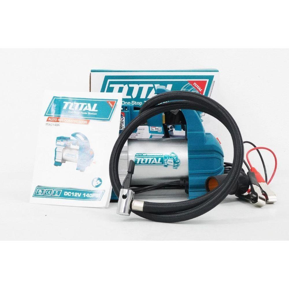 Total TTAC1406 12V Cordless Inflator with Light | Total by KHM Megatools Corp. Total TTAC1406 12V Cordless Inflator with Light | Total by KHM Megatools Corp.