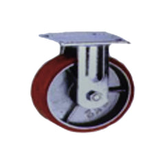 UT Fixed Industrial Caster Wheel Red PU | UT by KHM Megatools Corp.