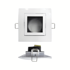 Firefly Square Recessed Type MR16  Uni-directional with Frosted Curved Glass | Firefly by KHM Megatools Corp.