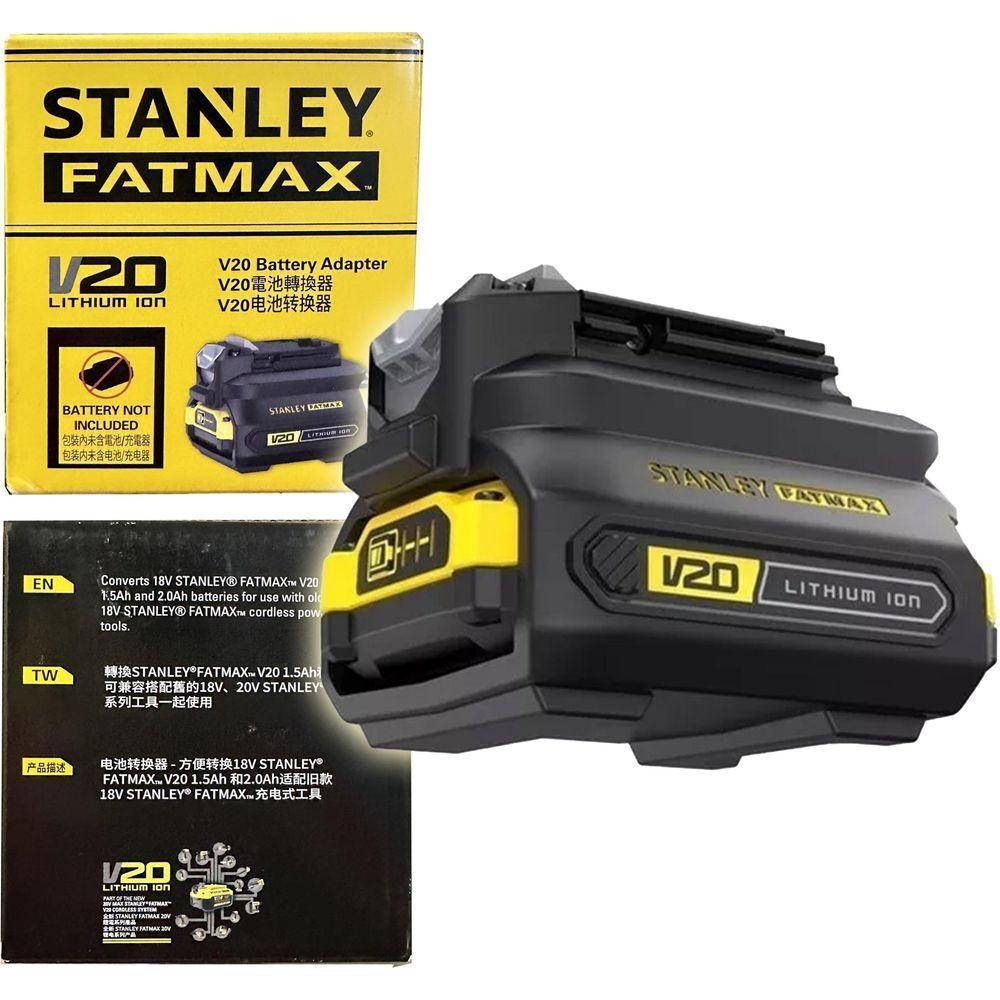 Stanley SBA100 20V Battery Adapter - KHM Megatools Corp. Stanley SBA100 20V Battery Adapter - KHM Megatools Corp.